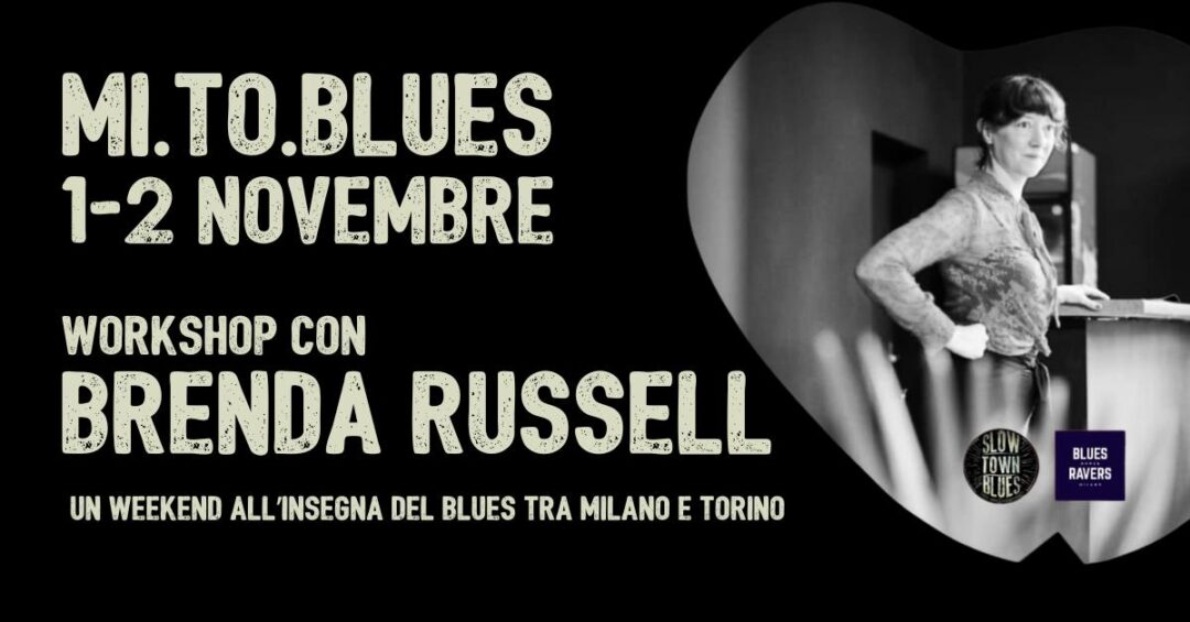 Workshop di blues dance con Brenda Russell - con Blues Ravers Milano e Slow Town Blues Torino