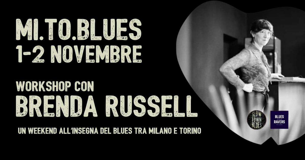 Workshop di blues dance con Brenda Russell - con Blues Ravers Milano e Slow Town Blues Torino